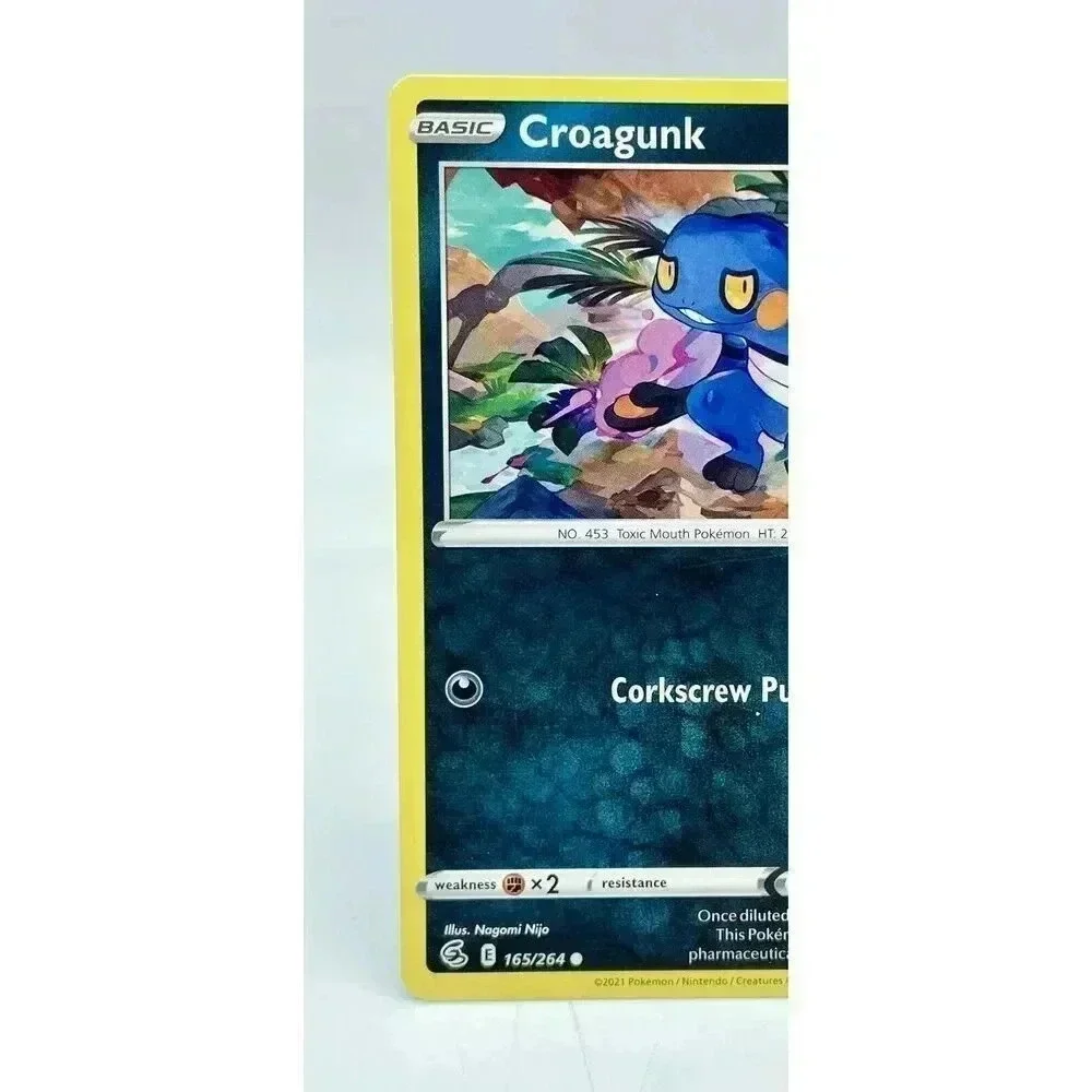 Croagunk 165/264 Common‎ Fusion Strike Non Holo Pokemon TCG Mint Unplayed